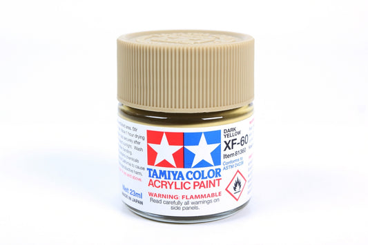 Tamiya Paint Flat  XF-60  Dark Yellow
