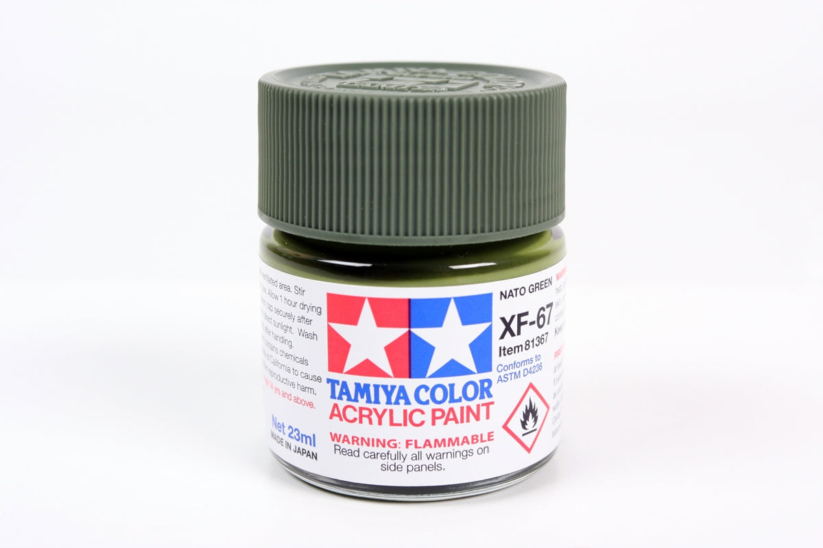 Tamiya Paint Flat  XF-67  Nato Green