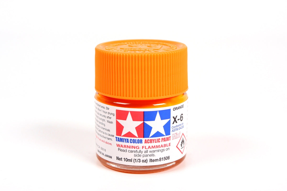 Tamiya Paint Gloss X-6 Orange