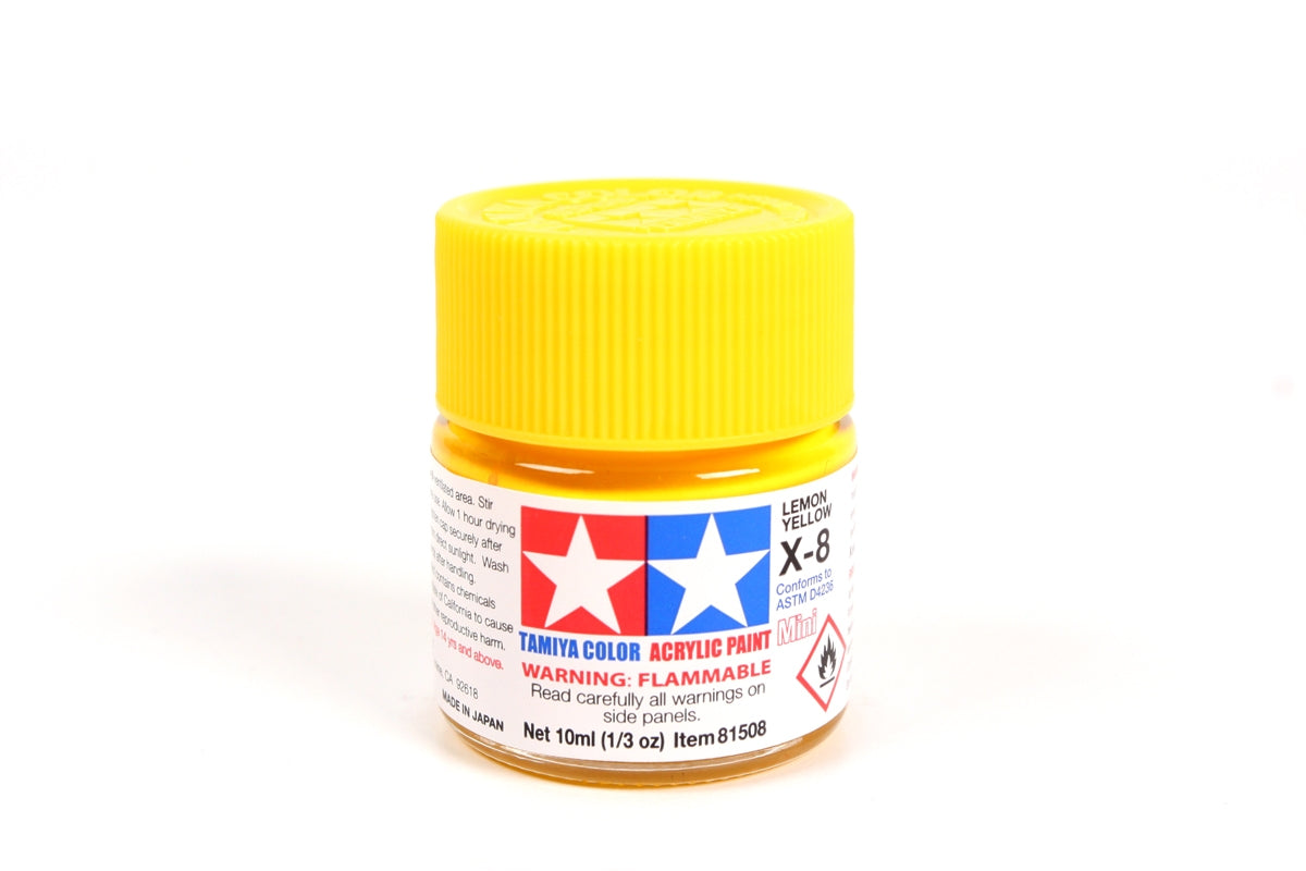 Tamiya Paint Gloss X-8 Lemon Yellow