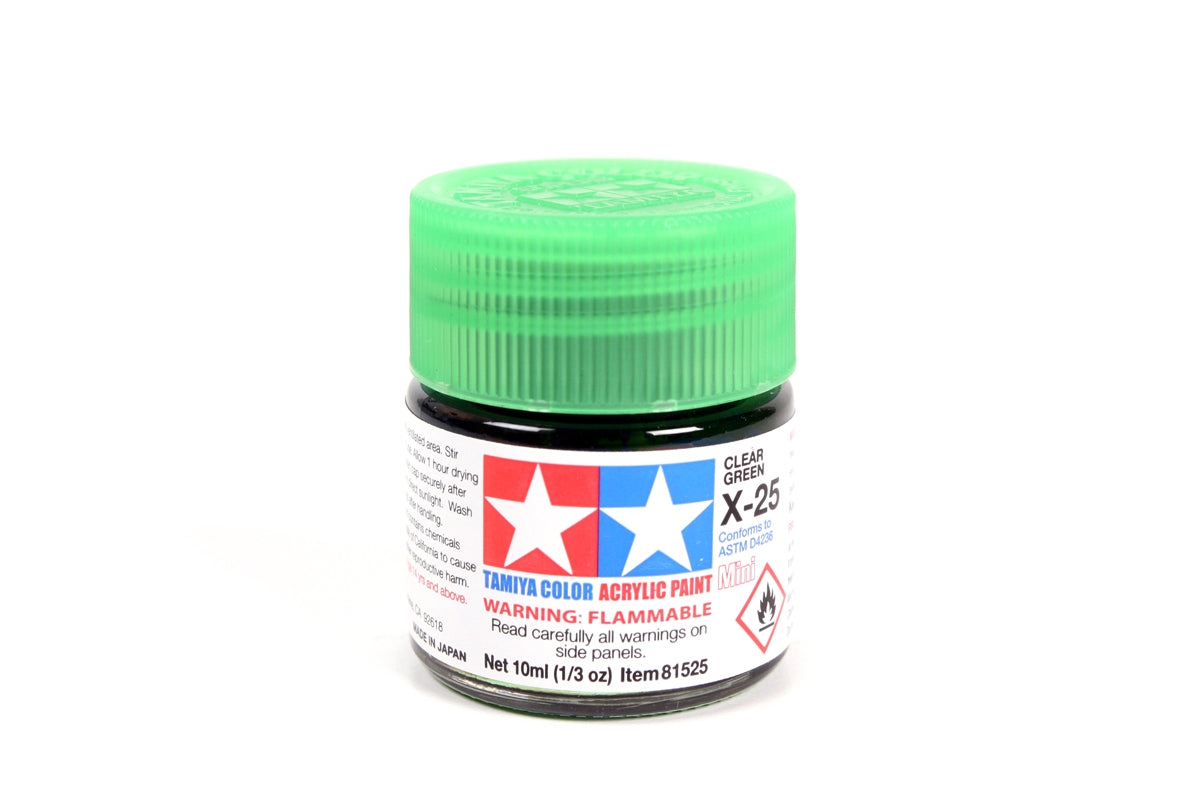 Tamiya Paint Gloss X-25 Clear Green