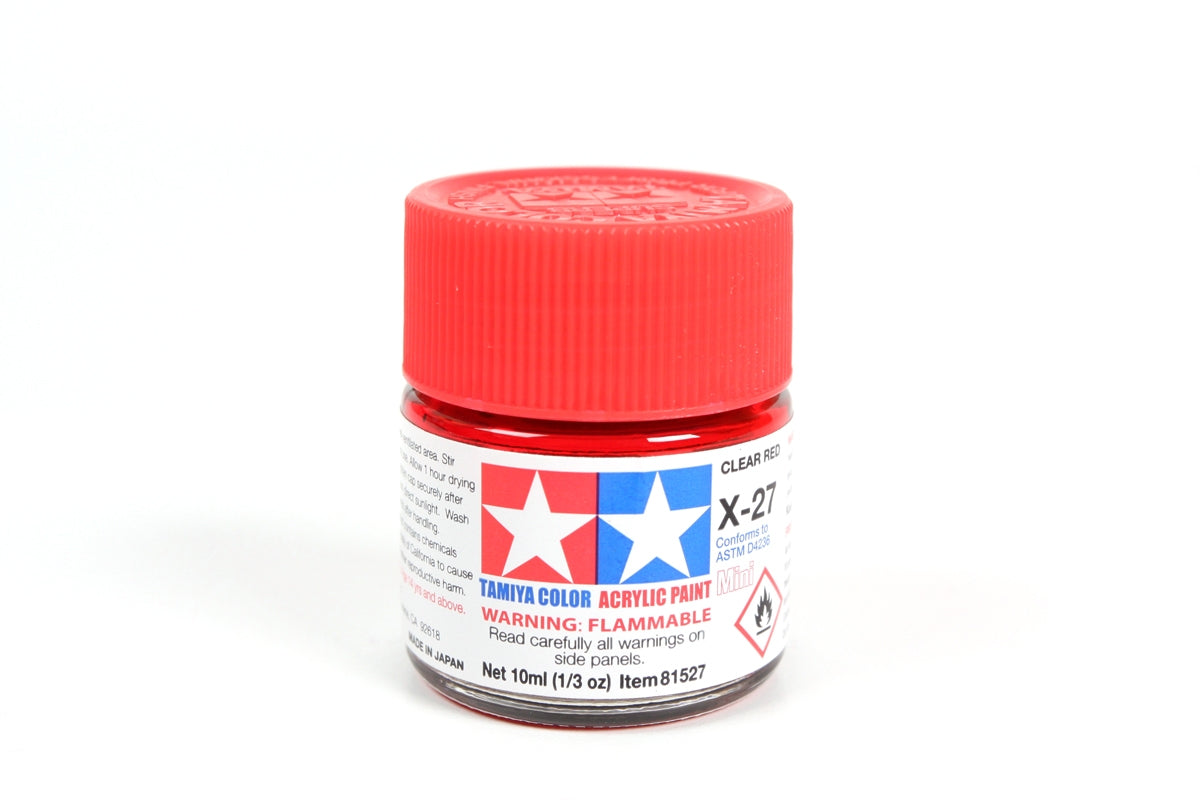 Tamiya Paint Gloss X-27 Clear Red