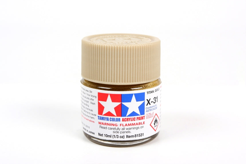 Tamiya Paint Gloss X-31 Titanium Gold