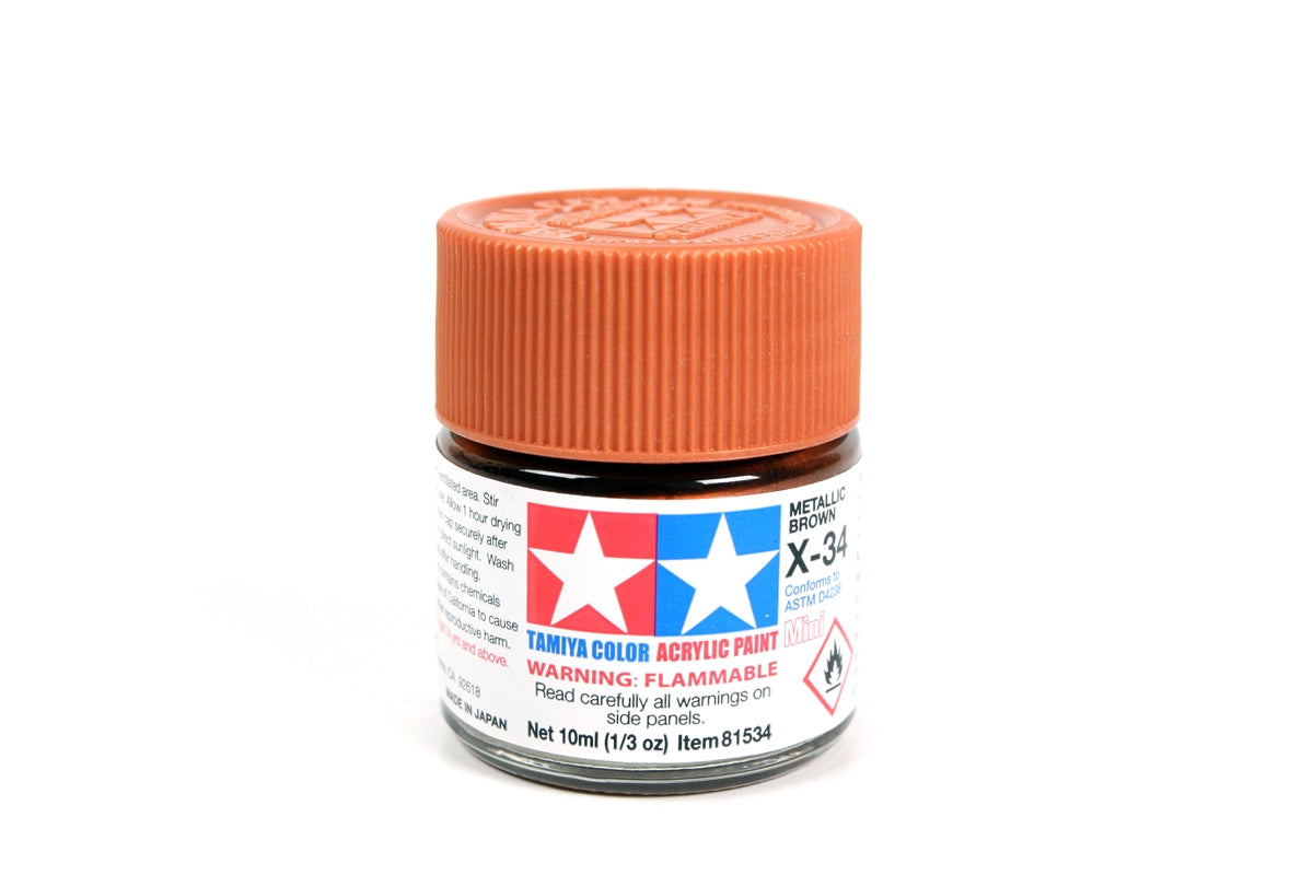 Tamiya Paint Gloss X-34 Metallic Brown