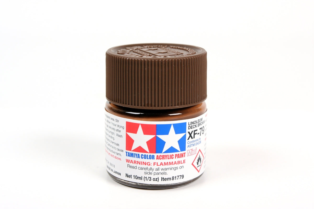 Tamiya Paint Flat XF-79 Linoleum Deck Brown