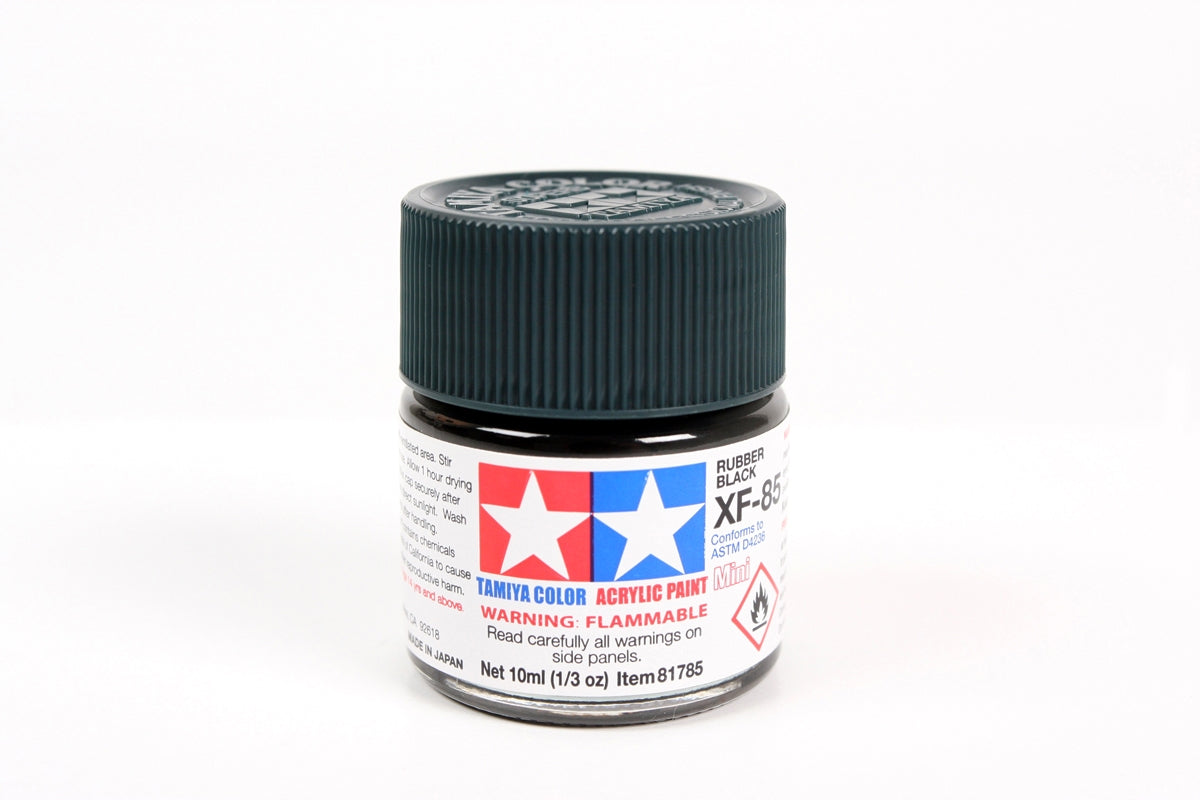 Tamiya Paint Flat XF-85 Rubber Black