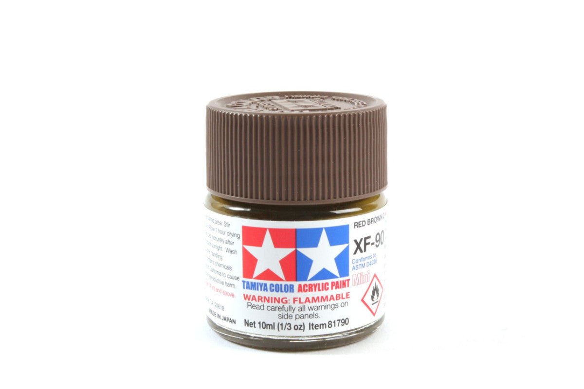 Tamiya Paint Flat XF-90 Red Brown 2