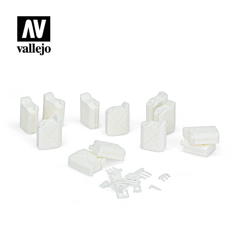 Set de Bidones de gasolina de las Fuerzas Aliadas
