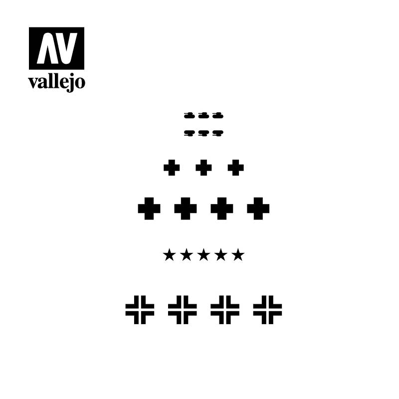 Distintivos Carros de Combate Alemanes WWII