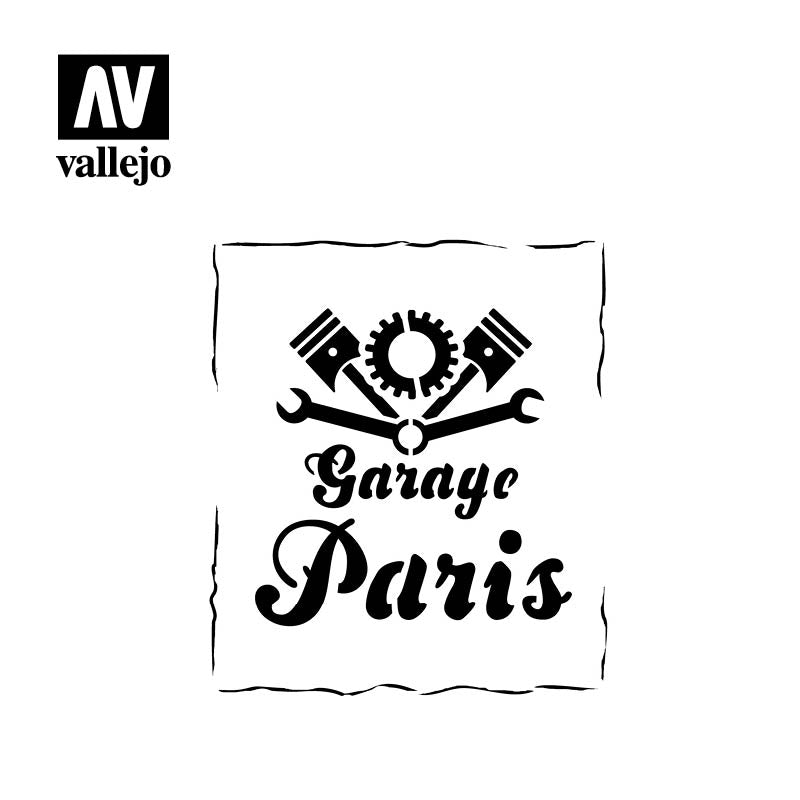 Rótulo de Garage Vintage